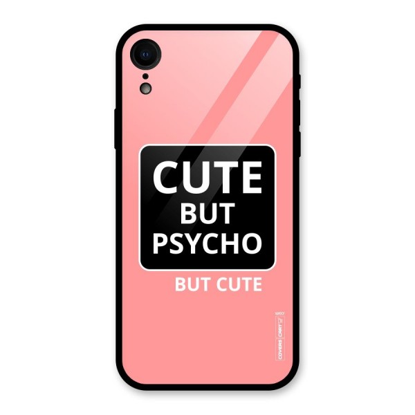 Psycho But Cute Glass Back Case for XR