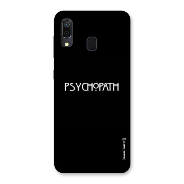 Psycopath Alert Back Case for Galaxy A20