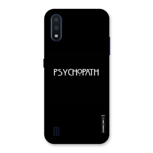 Psycopath Alert Back Case for Galaxy M01