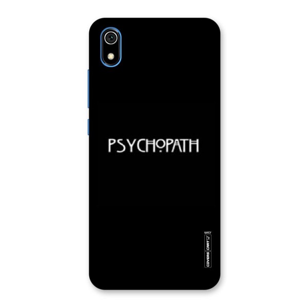 Psycopath Alert Back Case for Redmi 7A