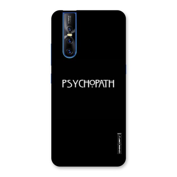 Psycopath Alert Back Case for Vivo V15 Pro