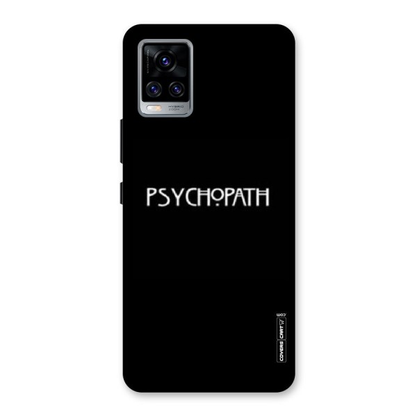 Psycopath Alert Back Case for Vivo V20 Pro