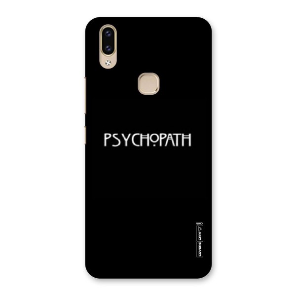 Psycopath Alert Back Case for Vivo V9