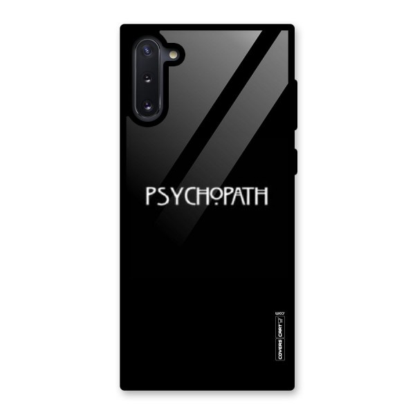 Psycopath Alert Glass Back Case for Galaxy Note 10