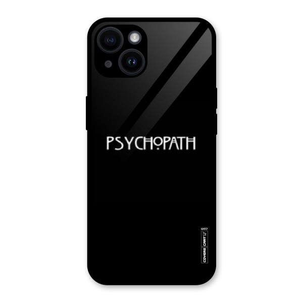 Psycopath Alert Glass Back Case for iPhone 14