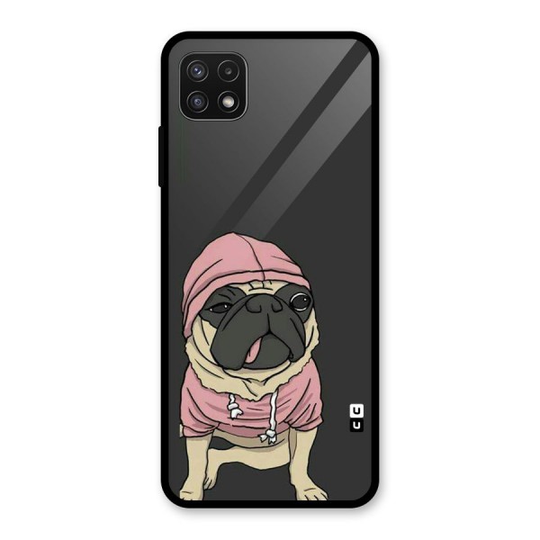 Pug Swag Glass Back Case for Galaxy A22 5G