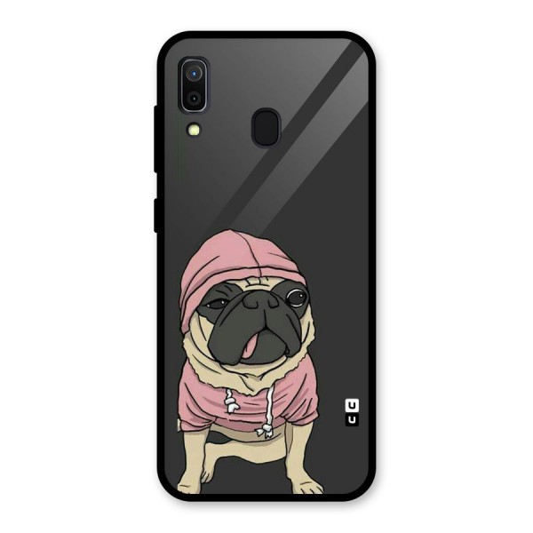 Pug Swag Glass Back Case for Galaxy A30