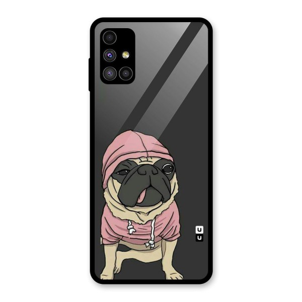 Pug Swag Glass Back Case for Galaxy M51