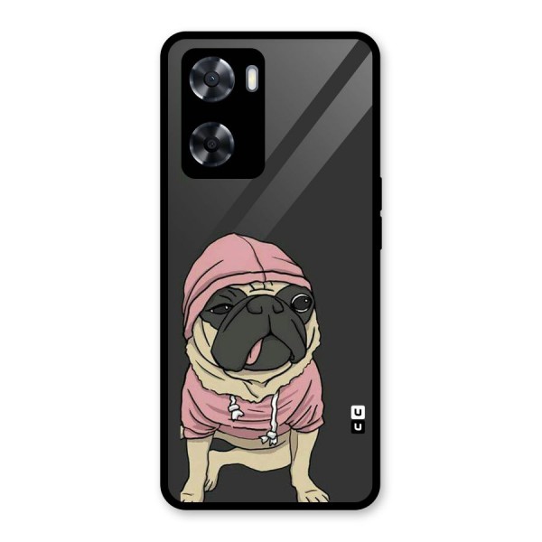 Pug Swag Glass Back Case for Oppo A57 2022