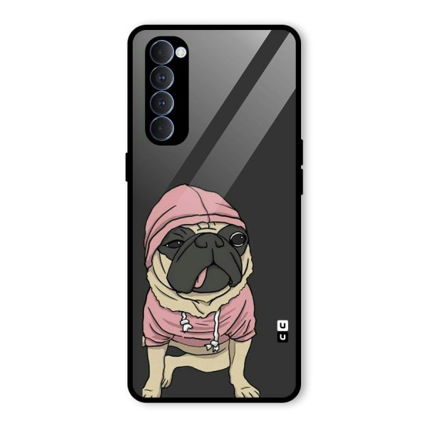 Pug Swag Glass Back Case for Oppo Reno4 Pro