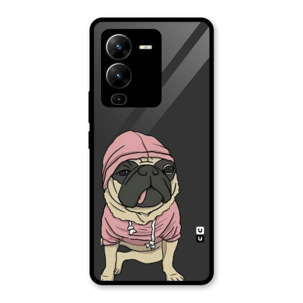 Pug Swag Glass Back Case for Vivo V25 Pro