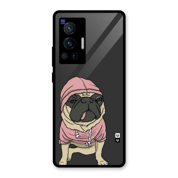 Pug Swag Glass Back Case for Vivo X70 Pro