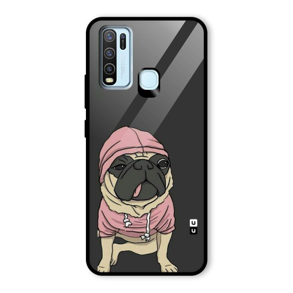 Pug Swag Glass Back Case for Vivo Y30