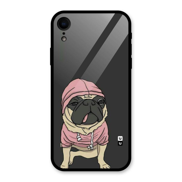 Pug Swag Glass Back Case for XR