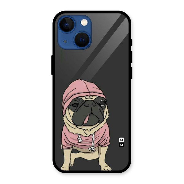 Pug Swag Glass Back Case for iPhone 13 Mini