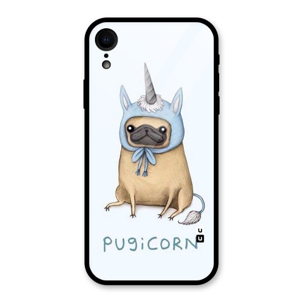 Pugicorn Glass Back Case for XR