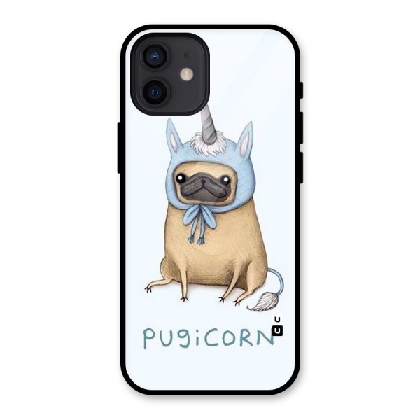 Pugicorn Glass Back Case for iPhone 12