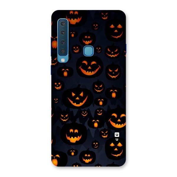 Pumpkin Smile Pattern Back Case for Galaxy A9 (2018)