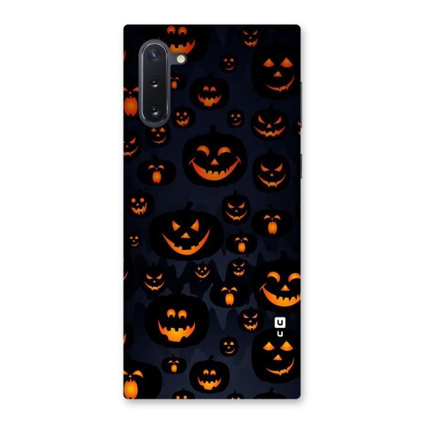 Pumpkin Smile Pattern Back Case for Galaxy Note 10