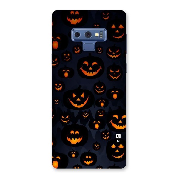 Pumpkin Smile Pattern Back Case for Galaxy Note 9