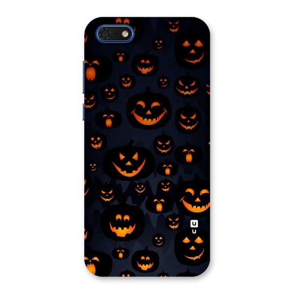 Pumpkin Smile Pattern Back Case for Honor 7s