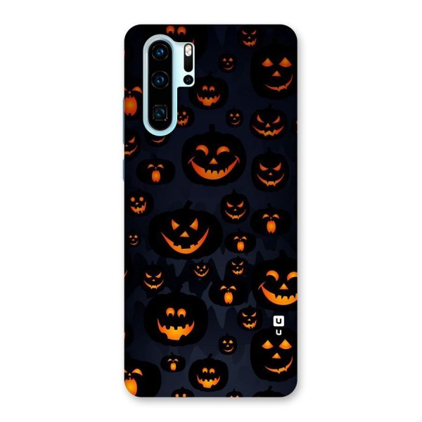 Pumpkin Smile Pattern Back Case for Huawei P30 Pro