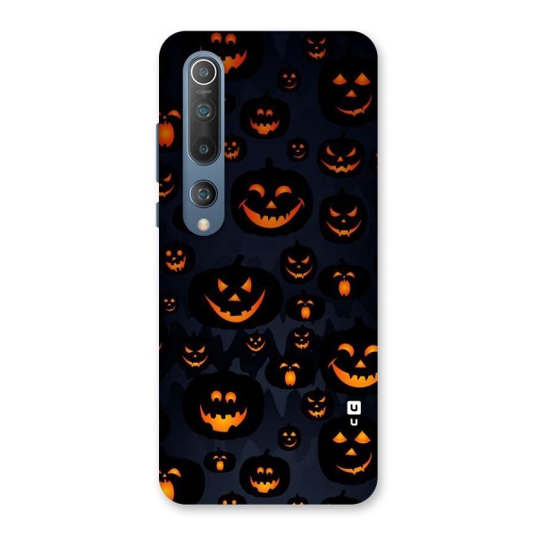 Pumpkin Smile Pattern Back Case for Mi 10