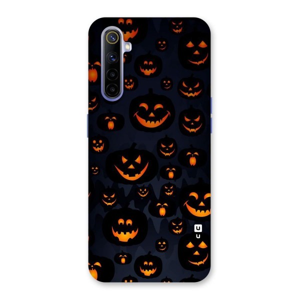 Pumpkin Smile Pattern Back Case for Realme 6