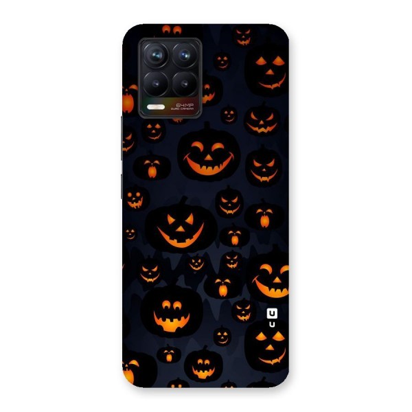 Pumpkin Smile Pattern Back Case for Realme 8