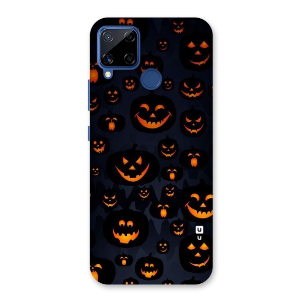 Pumpkin Smile Pattern Back Case for Realme C12