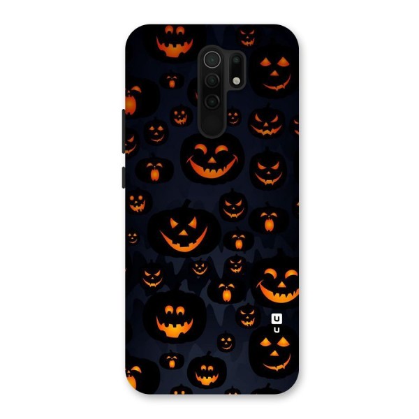 Pumpkin Smile Pattern Back Case for Redmi 9 Prime