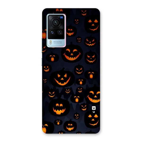 Pumpkin Smile Pattern Back Case for Vivo X60 Pro