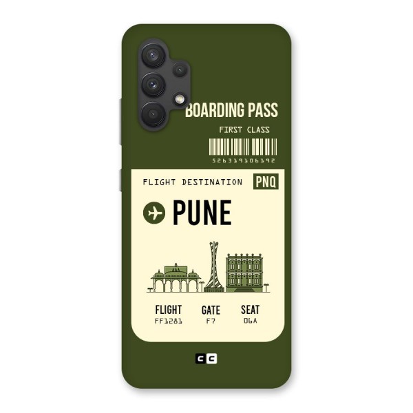 Pune Boarding Pass Back Case for Galaxy A32