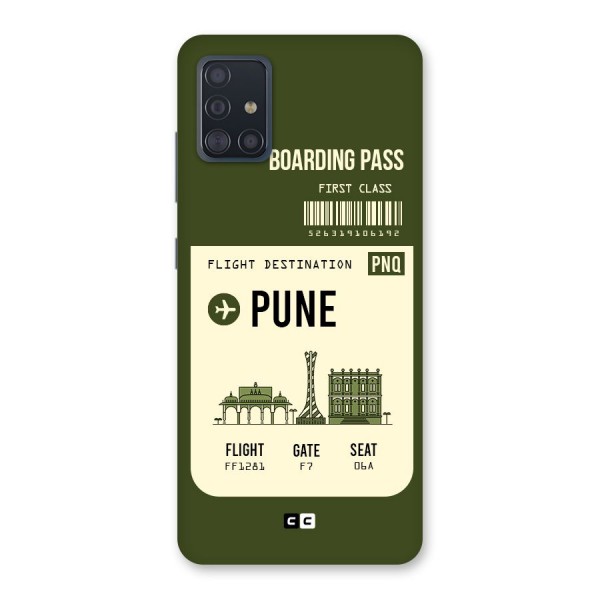 Pune Boarding Pass Back Case for Galaxy A51