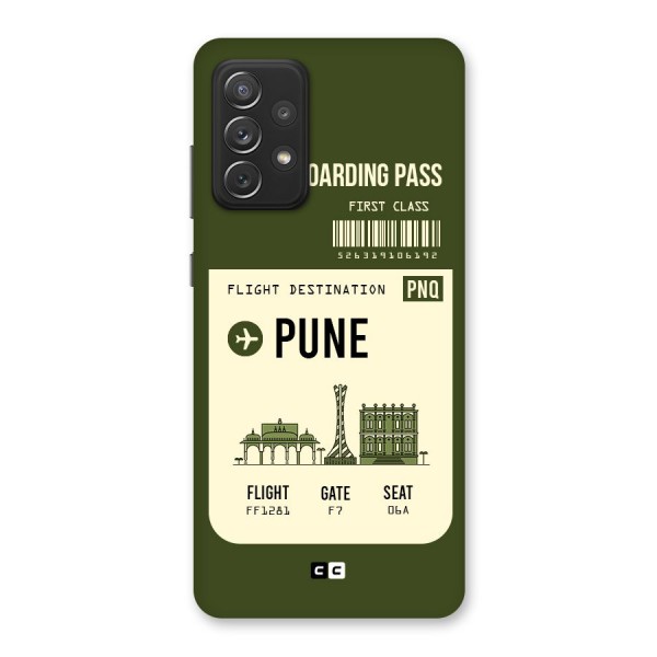 Pune Boarding Pass Back Case for Galaxy A72