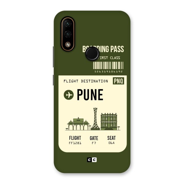 Pune Boarding Pass Back Case for Lenovo A6 Note