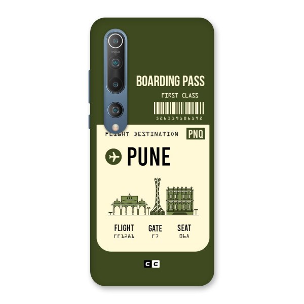 Pune Boarding Pass Back Case for Mi 10