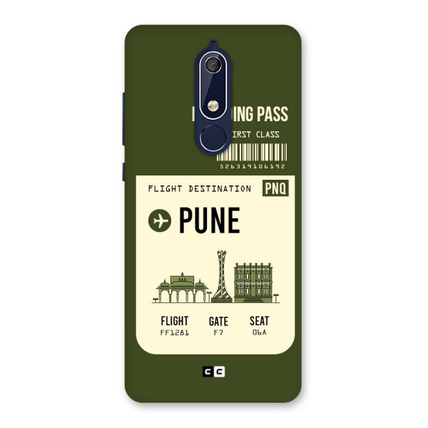 Pune Boarding Pass Back Case for Nokia 5.1