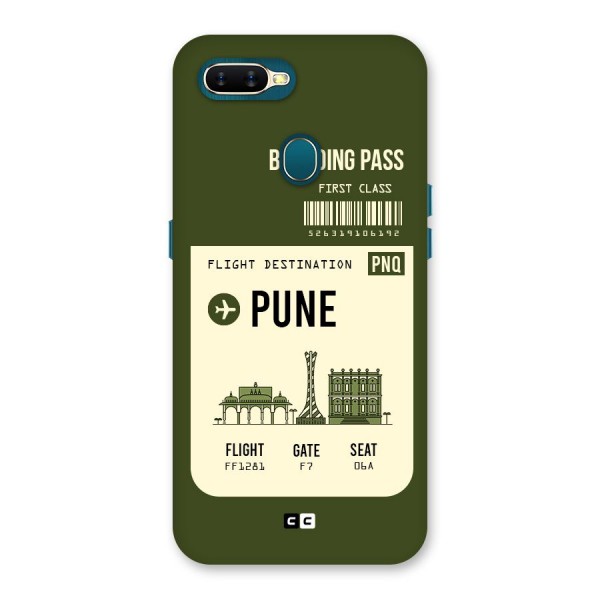 Pune Boarding Pass Back Case for Oppo A12