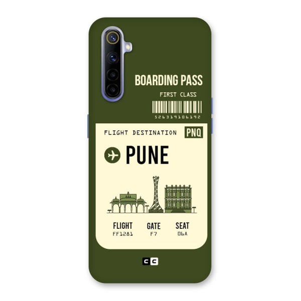 Pune Boarding Pass Back Case for Realme 6