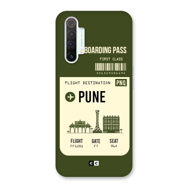 Pune Boarding Pass Back Case for Realme X3