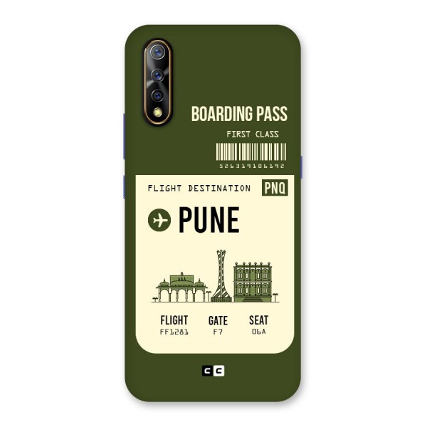 Pune Boarding Pass Back Case for Vivo Z1x