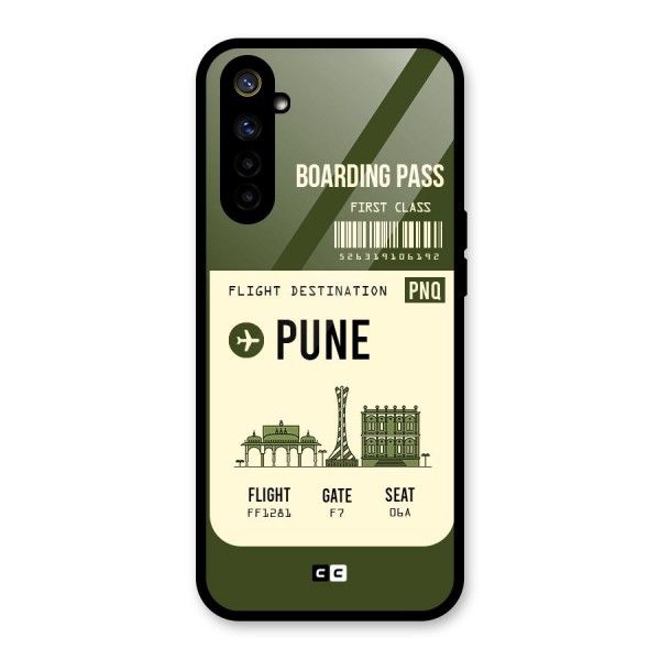 Pune Boarding Pass Glass Back Case for Realme 6i