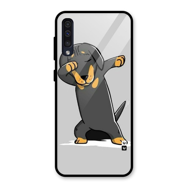 Puppy Dab Glass Back Case for Galaxy A50s