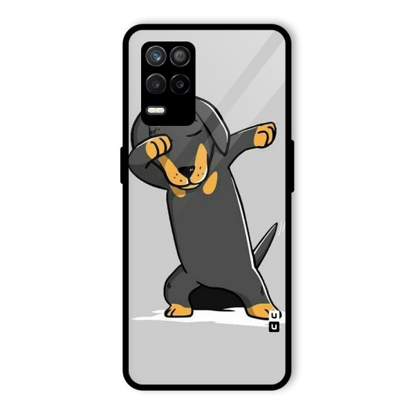 Puppy Dab Glass Back Case for Realme 9 5G