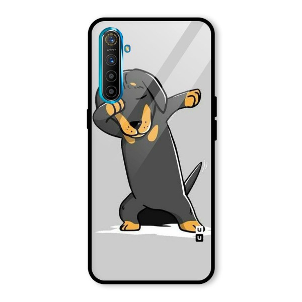 Puppy Dab Glass Back Case for Realme XT