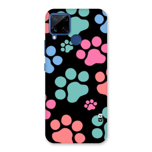 Puppy Paws Back Case for Realme C12