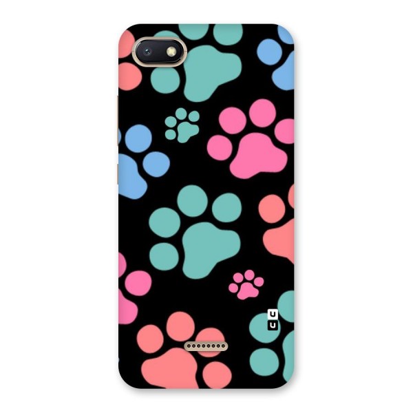 Puppy Paws Back Case for Redmi 6A