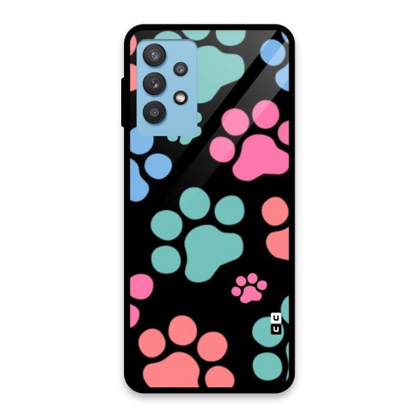 Puppy Paws Glass Back Case for Galaxy M32 5G