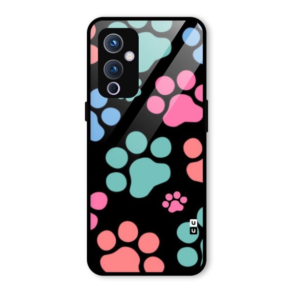 Puppy Paws Glass Back Case for OnePlus 9